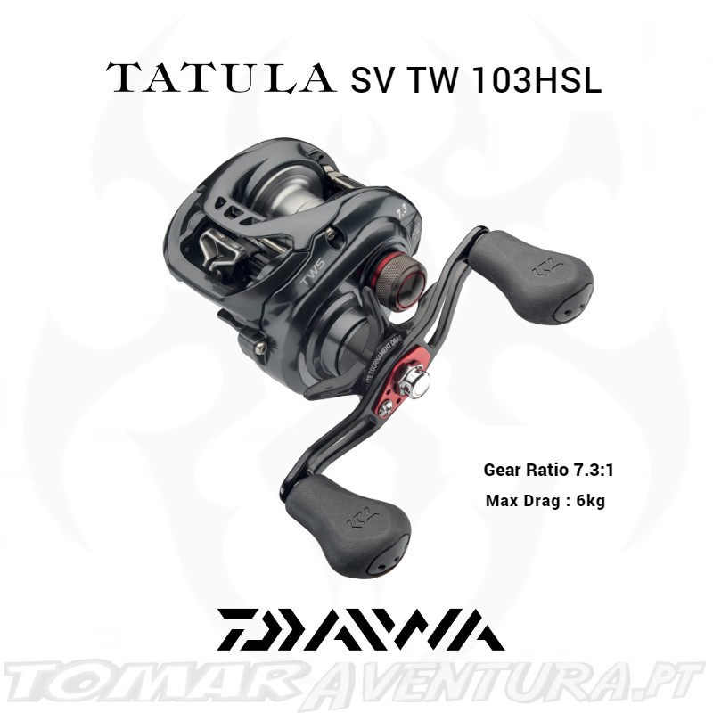 Carreto de baitcasting Tatula SV TW 103 XSL