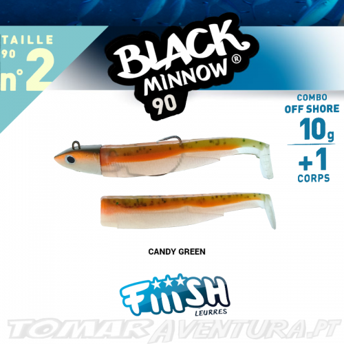 Fiiish Black Minnow nº2 - 90mm - 10g  Combo Off Shore
