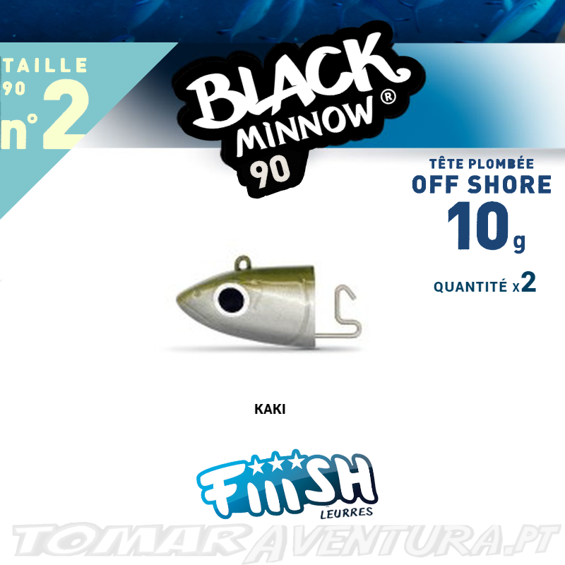 Fiiish Black Minnow nº2 - Tête Plombée - 10g