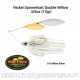 War Eagle Nickel Spinnerbait Double Willow 3/8oz