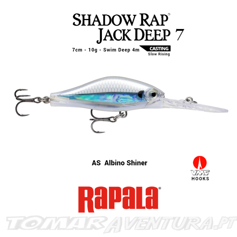 Amostra Rapala Shadow Rap Jack Deep 07