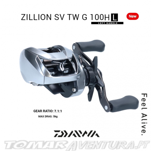 Carreto Baitcasting Daiwa Zillion SV TW G 100HL