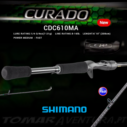 Cana Baitcasting Shimano Curado USA 6´10" M - Fast