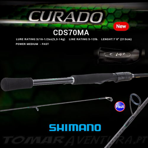 Cana Spinning Shimano Curado USA 7´0" M - Fast