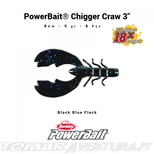 Berkley PowerBait® Chigger Craw 3"
