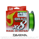 Linha Daiwa J-Braid Grand x8 Chartreuse 135m