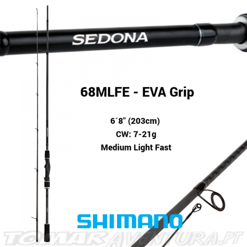 Cana Spinning Shimano Sedona 68MLFE 7-21G EVA Grip