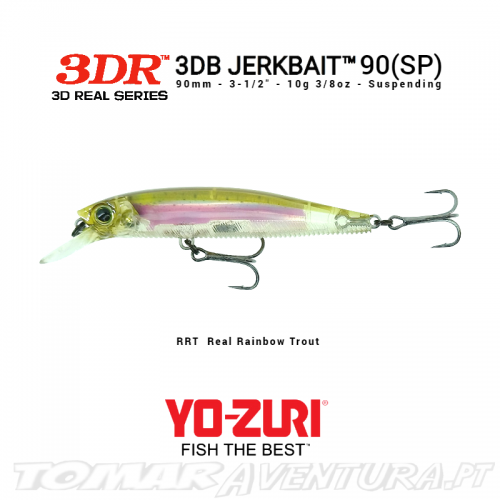 Amostra Yo-zuri 3DB Series Jerkbait 90 SP