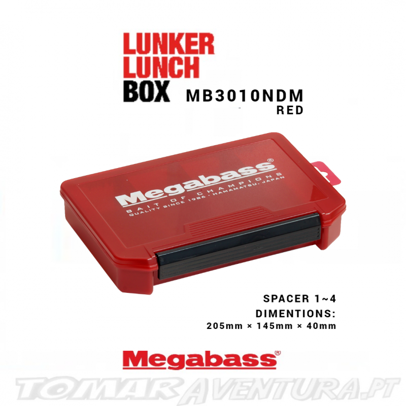 Megabass Lunker Lunch Box MB-3010NDM RED