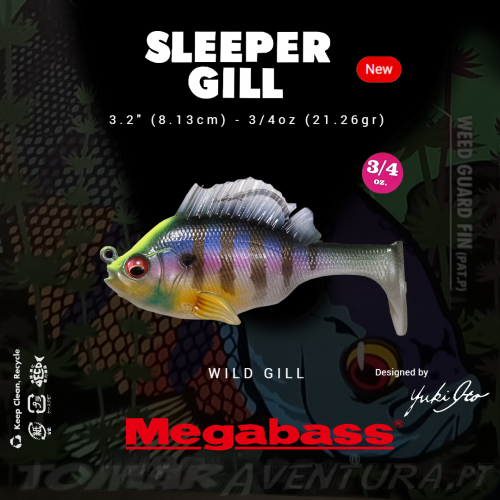 Megabass Sleeper Gill 3,2" 3/4oz
