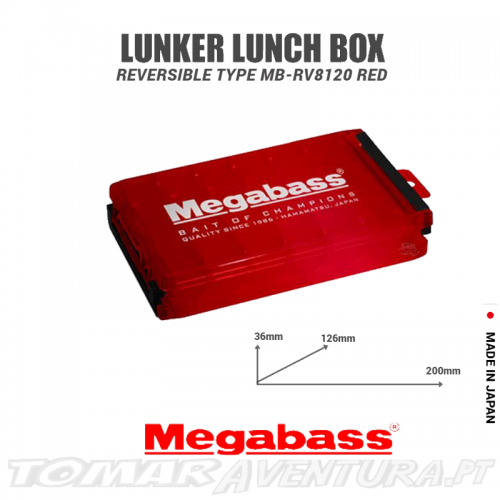 Megabass Lunker Lunch Box Reversible MB-RV120 RED