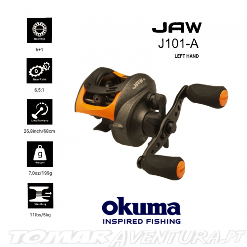 Carreto Baitcasting Okuma JAW J101A-LH
