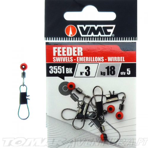 Destorcedor VMC 355BK Feeder Swivels