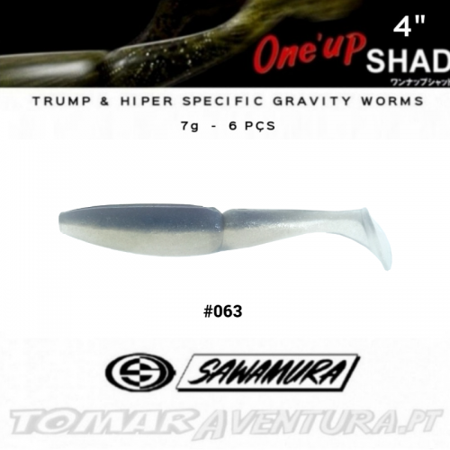 Amostra Sawamura One´up Shad 4"