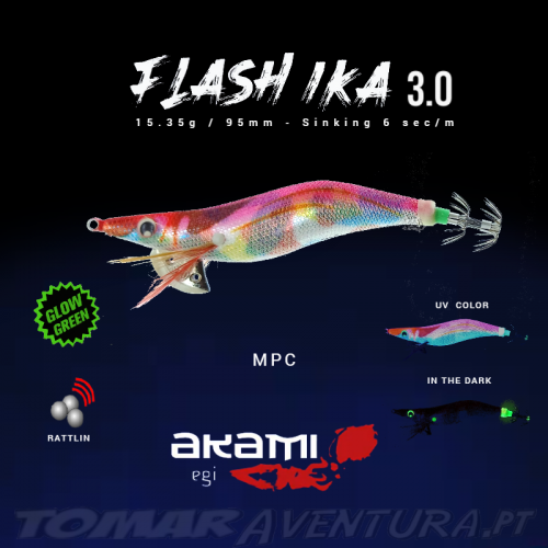 Squid Jig Akami Flash Ika 3,0