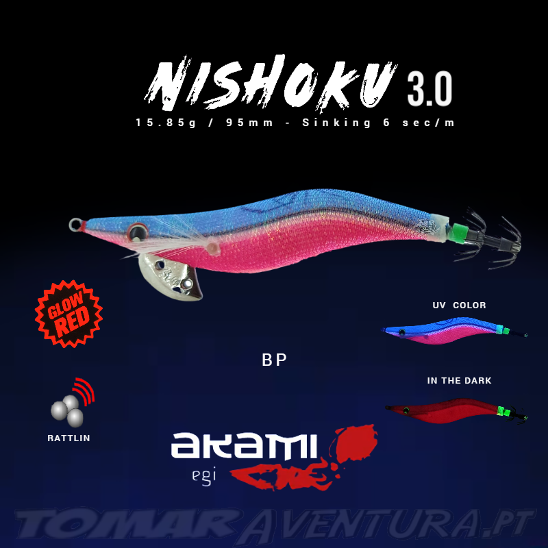 Squid Jig Akami Nishoku 3,0