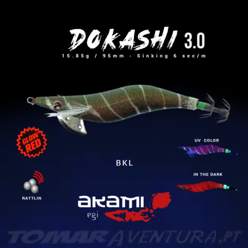 Squid Jig Akami Dokashi 3,0