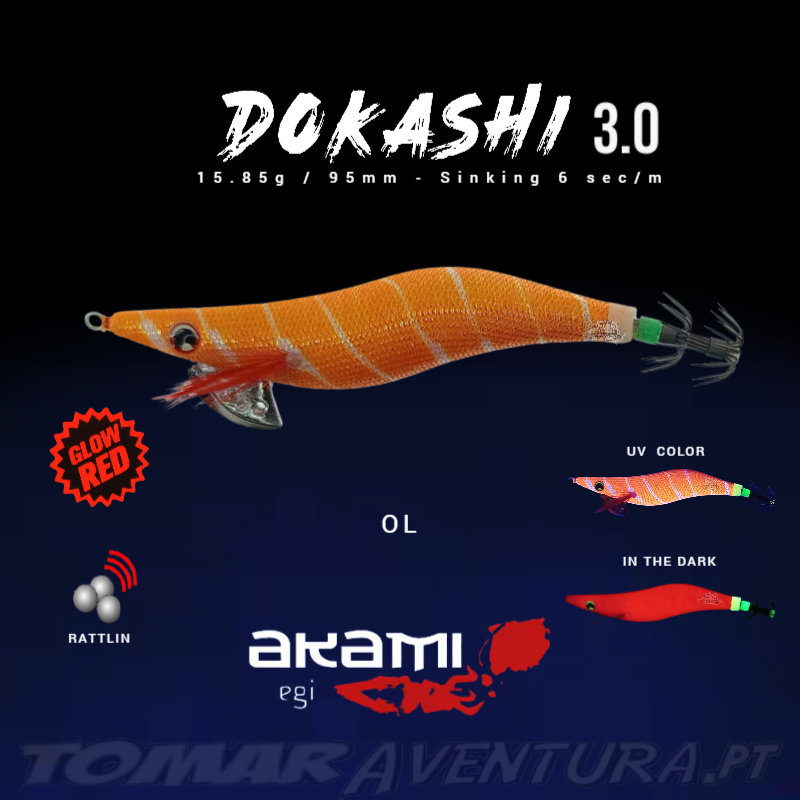 Squid Jig Akami Dokashi 3,0