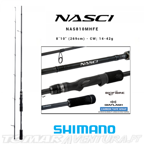 Canne Spinning Shimano Nasci 810MH-FE