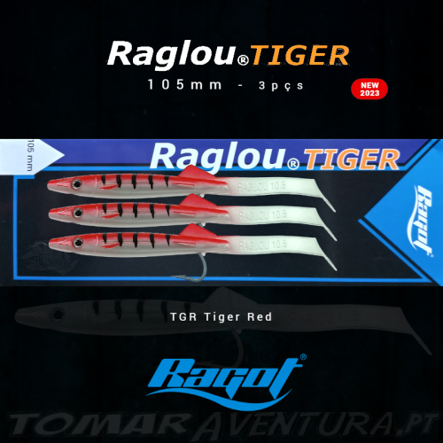 Ragot Raglou Tiger 105mm Blister 3pçs