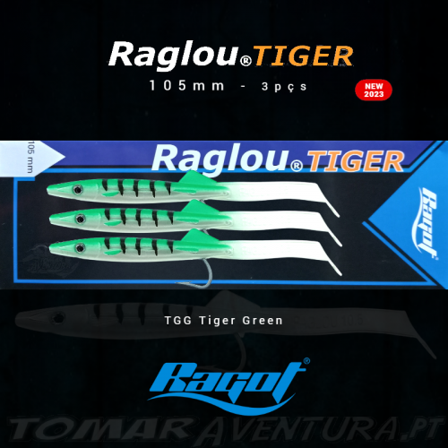 Ragot Raglou Tiger 105mm Blister 3pçs
