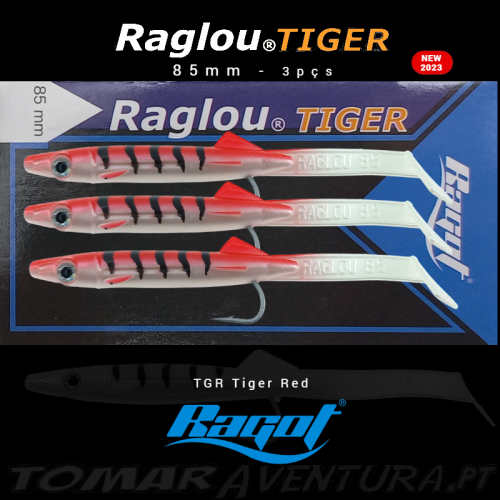 Ragot Raglou Tiger 85mm Blister 3pçs