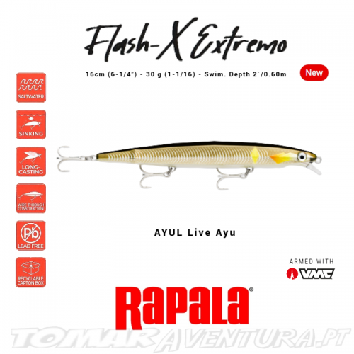 Rapala Flash X Extremo 16cm
