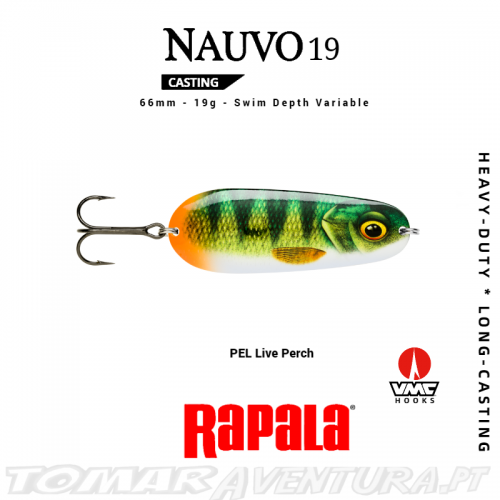 Colher Ondulante Rapala Nauvo 19 g - 6,6cm